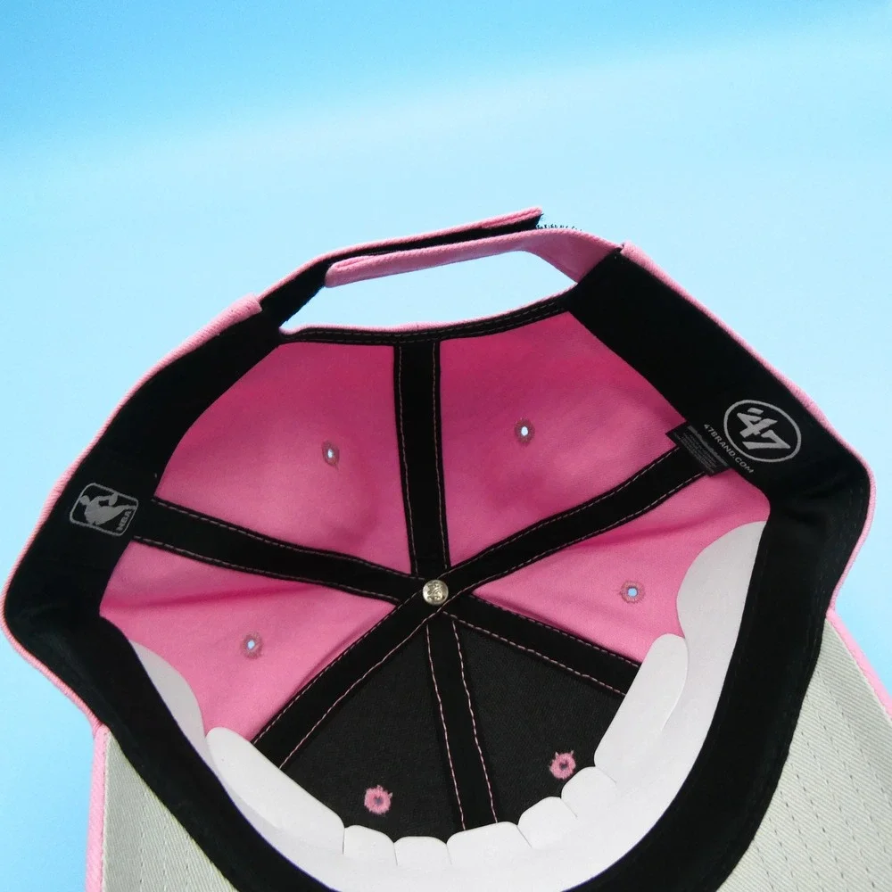 '47‎ MVP Hat Youth Chicago Bulls Pink Adjustable NBA Baseball Cap Cotton
